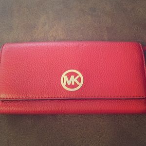 Michael Kors Red Wallet